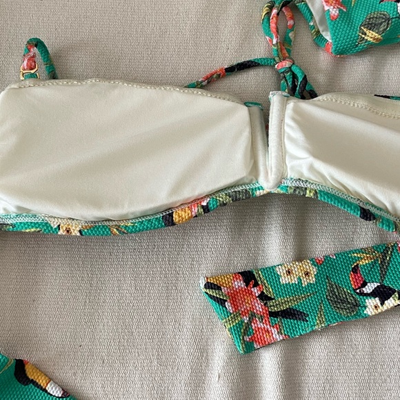 OndadeMar bikini size Small tropical toucan print - Picture 6 of 11